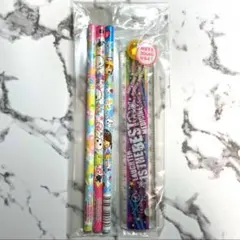 平成レトロ　未使用　文房具セット　鉛筆　定規　平成当時物　希少　レア