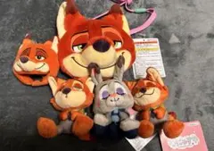 ズートピア ファンキャップキーチェーン ニック ＆むにゃすやマスコットvol.7