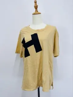 HEAD スポーティ Hプリント入り　カジュアル半袖Tシャツ　L【中古】D88のサムネイル