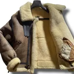 アビレックス AVIREX B3 フライトジャケット リアルムートン