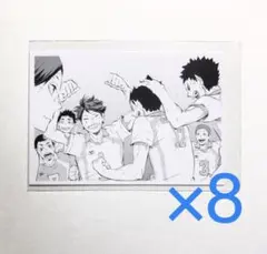 ハイキュー 10th クロニクル フォトカード 8枚 青葉城西 及川 岩泉