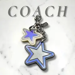 ⭐︎美品⭐︎COACH ユニコーン キーリング レインボーカラー カラビナ