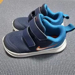 Nike ネイビーブルー スニーカー13cm マジックテープ ナイキ