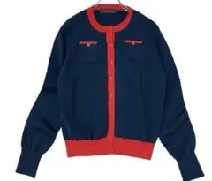 CABAN バイカラーカーディガン