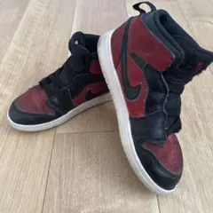 Nike キッズシューズ ジョーダン1　赤黒 ハイカット　20センチ