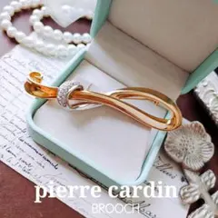 pierre cardin ピエールカルダン ゴールド リボン ブローチ 結婚式のサムネイル
