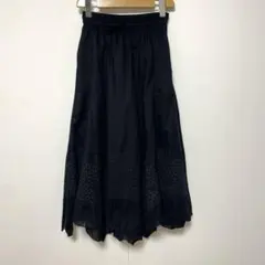 filo e filo フィーロ ェ フィーロ フレアスカート ウエストゴム