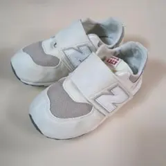 New Balance 15.5 白　ホワイト NEW-B 574 スニーカー