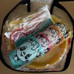 レア✨グラグラ　レトロ雑貨　ピクニックセット （プラスチック食器）4人分　新品のサムネイル