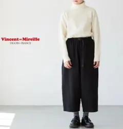 ジャーナルスタンダード ヴァンソンエミレイユ 畦編み ウールハイネックセーター