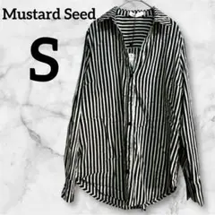 Mustard Seed 【S】ストライプ長袖シャツ