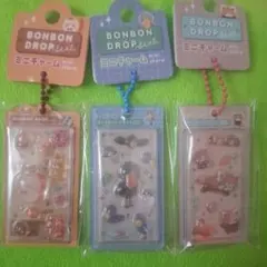 【正規品】ボンボンドロップシール　ミニチャーム レッサーパンダ　ハシビロコウ