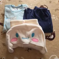 シナモロール　パジャマ3点セット