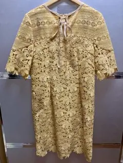 Lily Brown イエロー ワンピース