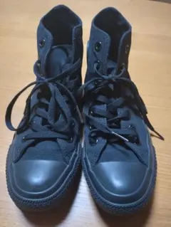 コンバース ブラック ハイカット スニーカー　23cm