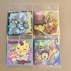 新品　ジョジョの奇妙な冒険　シールウエハース　SR STR N４枚セット