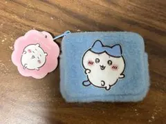 ちいかわ　ふわふわミニポーチ　ハチワレ