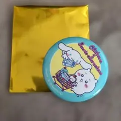 ちいかわ x サンリオキャラクター トレーディングバッジ　シナモロール