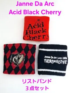 Acid Black Cherry Janne Da Arc リストバンド 3点