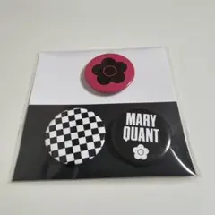 【新品】マリークヮント 缶バッジ 3個セット MARY QUANT (B)
