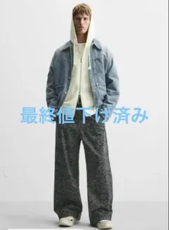 【レア】ZARA アニマルプリントリラックスフィットパンツ