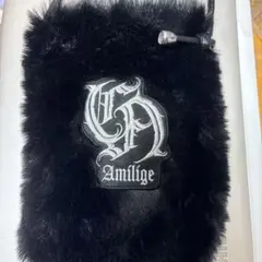 Amilige 黒ファーサコッシュ