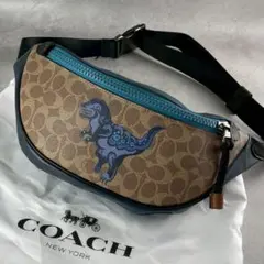 ✨稀少✨極美品✨コーチ　ボディバッグ　レキシー　恐竜　シグネチャー