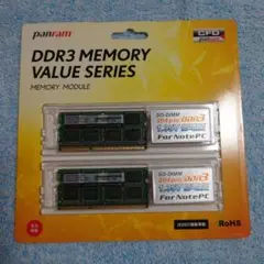 DDR3 MEMORY VALUE SERIES 8GB×2 低電圧 ②のサムネイル