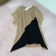 ヤマダヤ　スコット　クラブアシンメトリック 半袖ワンピース　上品な