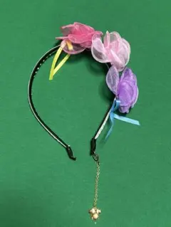 TDR公式限定 ミニー 花飾りカチューシャ