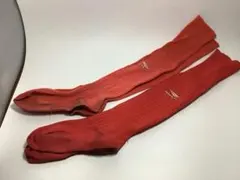 【即発送・2足組】ペナルティ サッカーソックス 22〜24cm相当 練習用 赤のサムネイル