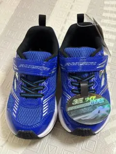 SHUNSOKU 瞬足 スニーカー 青　18cm