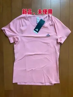 【新品、未使用】adidas ADIZERO ピンク Tシャツ Sサイズ