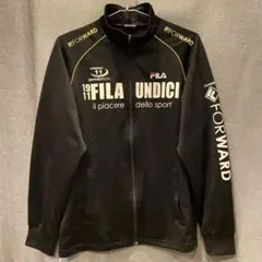 ★FILA 黒×ゴールド トラックジャケット ジャージ★
