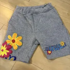 Day Glory 花柄刺繍 グレー Sサイズ ショートパンツ