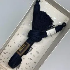 021907 男物 正絹 羽織紐 茶系 手組み S管金具付き 和装小物