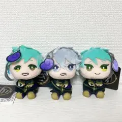 ツイステ　アズール　ジェイド　フロイド　寮服　マスコット ぬいぐるみ　プライズ