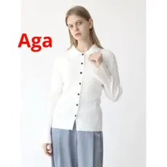 ALAIA アライア ニットカーディガン イタリア製 36 ホワイト