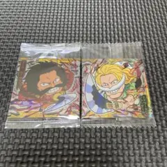 ワンピース　大海賊シールウエハース ロジャー&白ひげ　2枚