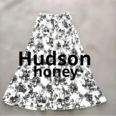 Hudsonトワルドジュイ柄 ロングスカート ホワイト ブラック Mのサムネイル