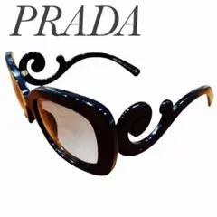 PRADA プラダミニマルバロック サングラス SPR270 ✨美品✨ プラダバロック サングラスSPR270-A ブラウン - メルカリ