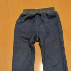 ダークブルー デニム ロングパンツ