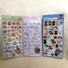 【新品・正規品】 ボンボンドロップシール和柄　3種セット