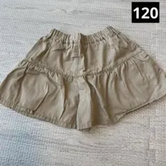 ジーユー キュロットパンツ ベージュ