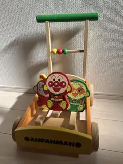 アンパンマン 手押し車 木製 おもちゃのサムネイル
