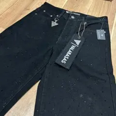 VALABASAS【新品未使用】ラインストーンバギーパンツ 30 バラバサスのサムネイル