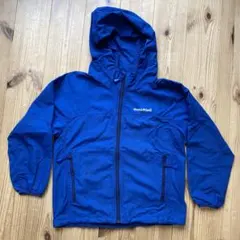 mont-bell フード付きジャケット 青