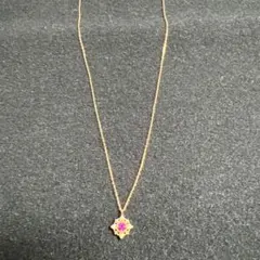 Ｋ１０YG❤️ルビーネックレス