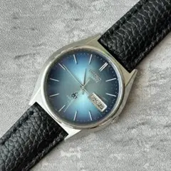 SEIKO セイコータイプ２ ブルー文字盤 ヴィンテージ メンズ腕時計 希少