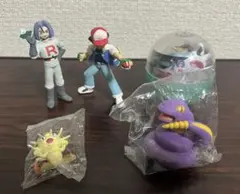 ポケモン リアルフィギュア アーボ ニャース コジロウ サトシ